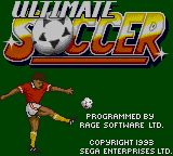 Заставка игры Ultimate Soccer